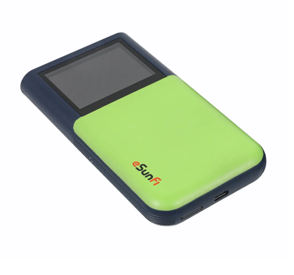 Hotspot Router 5G WiFi6/6E eSIM Mobile WiFi for Travel eSunFi SHFiEL62 light green