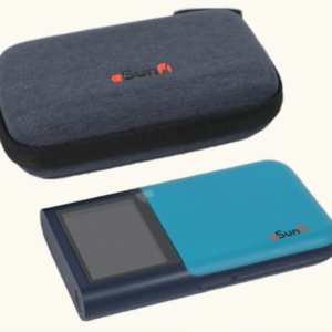 Hotspot Router 5G WiFi6/6E eSIM Mobile WiFi for Travel eSunFi SHFiEL62 cyan