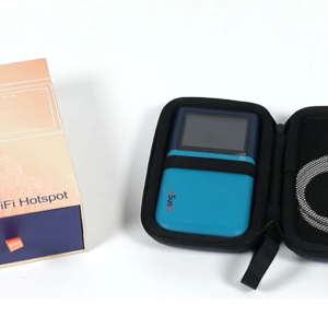 Hotspot Router 5G WiFi6/6E eSIM Mobile WiFi for Travel eSunFi SHFiEL62 cyan